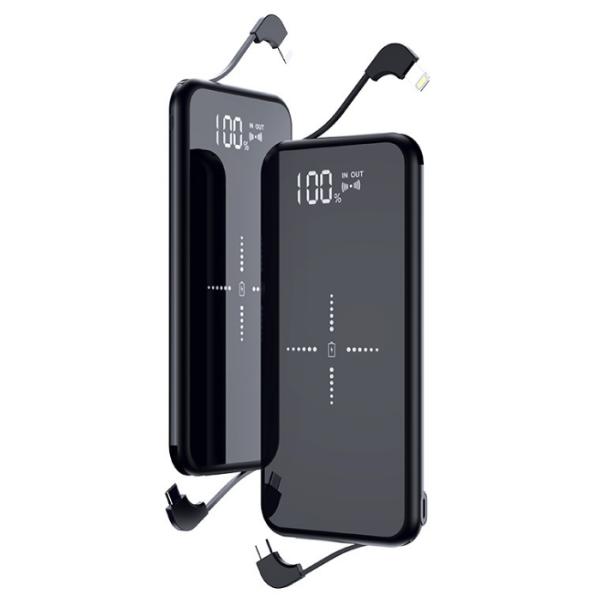 External Power Bank Qi Wireless Charger / Type C Micro USB Power Bank Charger