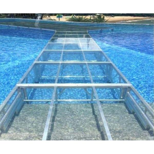 Wedding Party Glass Stage Decoration Portable Dance Floor For Stage Lighting