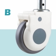 Flat Height Adjustable Bed For Patients , High End Hospital Bed With Wheels