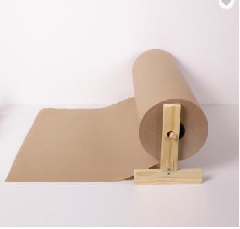 Biodegradable 500gsm Heavy Duty Brown Kraft Paper Roll 50gsm Gift Wrapping