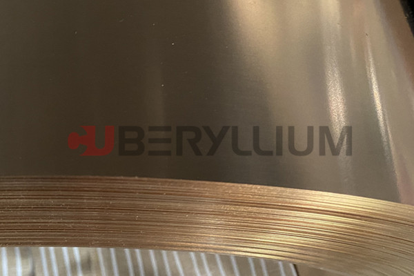 Beryllium Copper Foil Strip Ultimate Tensile Strength For Micro Switch