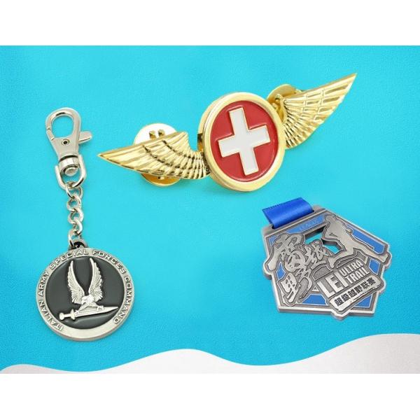 Wholesale Custom Medal Logo Medallion Soft Enamel Gold Silver Marathon Running Custom Metal Sport Medal