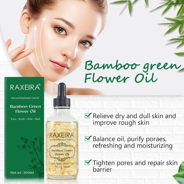 Bamboo Green Flower Essential Oil For Face Body Hair Nail 100ml