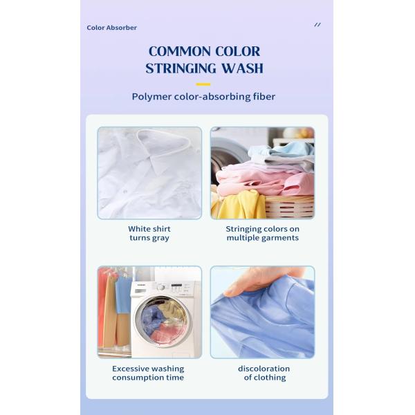Eco Friendly Color Grabber Laundry Sheets Versatile Color Catcher Washer Sheets