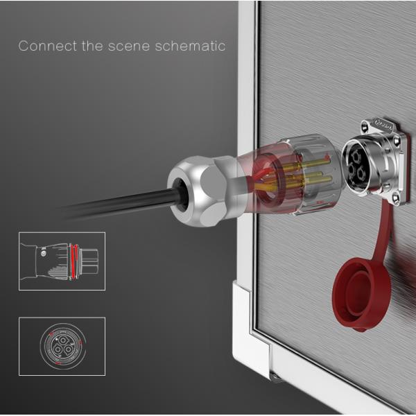 CNLINKO M20 12 Pin Connector Male Female Round Power Cable Plug Socket Waterproof Led Cable Connector Female Pin Connector