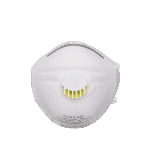 White Particle Filtering CE FFP3 EN149 Dust Mask Respirator