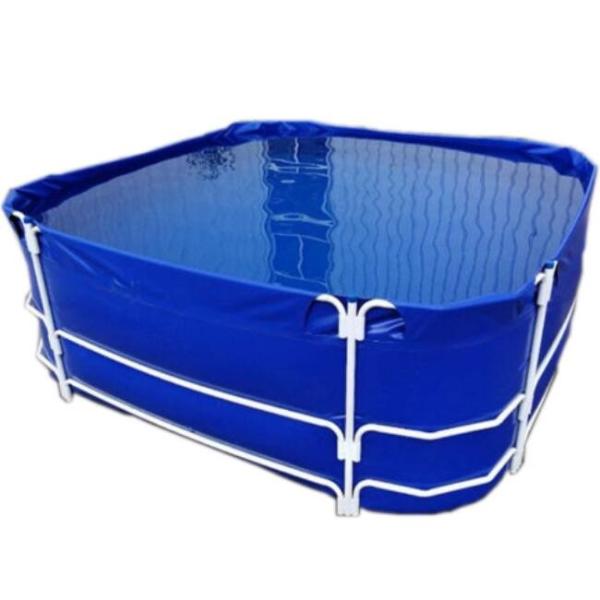 B2 B1 Fire Retardant Round Outdoor Fish Pond 2500L Alkali Resistance Eco Friendly