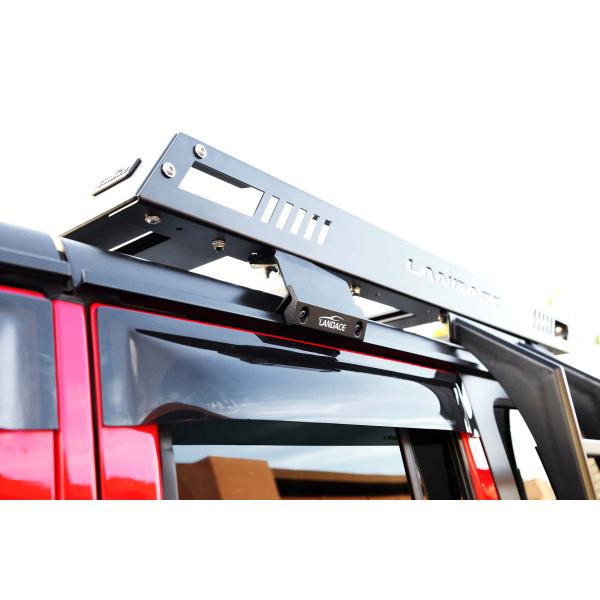Landace Car Roof Cargo Carrier Aluminium Roof Basket Rack With Side Ladder