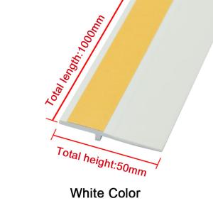 50mm White Pvc Door Bottom Seal Strip Wind proof