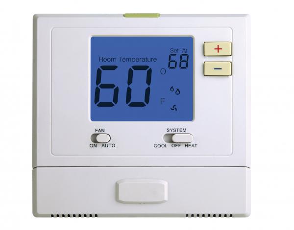 Quality Digital Air Conditioner Thermostat With Emergency Heat Switch for sale