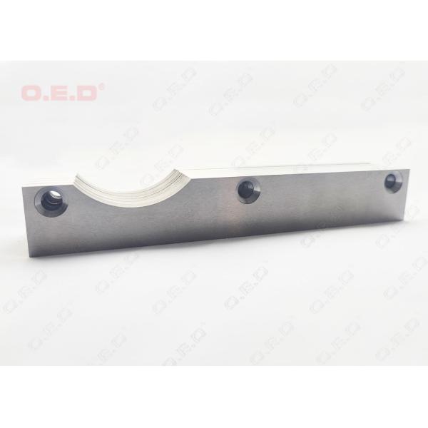 R102 YL10.2 Tungsten Carbide Wear Plate With M8 Bolt Holes Length 197mm
