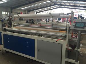 Cheap Semi Automatic Toilet Paper Rewinding Embossing And Perforating Machine 1200mm - 2200mm wholesale
