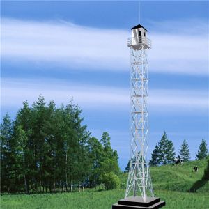 Bolts Connection Steel Plate Military Guard Tower