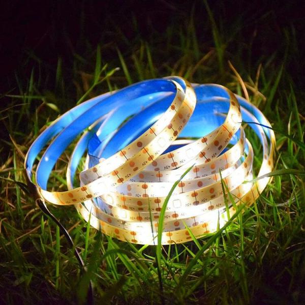 5m 10m LED Solar Strip Light Waterproof 2700K Flexible For Tree Wrapped Yard Decor