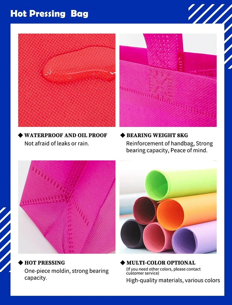 Non-Woven Fabric Production Square Bottom for Vest Shopping Bag