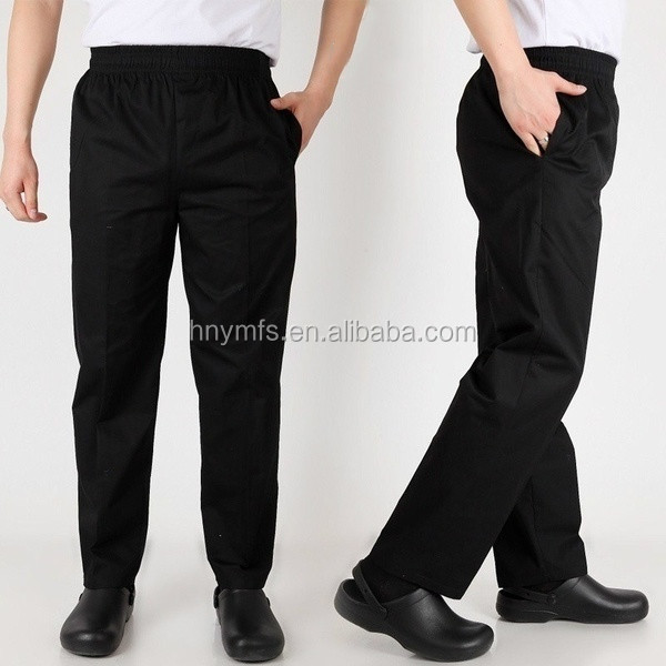 Men Women Restaurant Use Unisex Chef Pants Polyester / Cotton Material