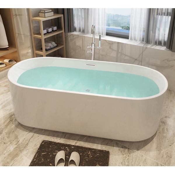 cUPC freestanding acrylic chinese bathtub by seamless joint finish for North America