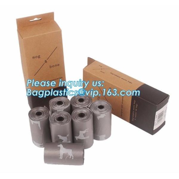 Nappy Baby Disposable Diaper Sacks, Degradable scented disposable baby diaper sack, green tie handle baby diaper sack