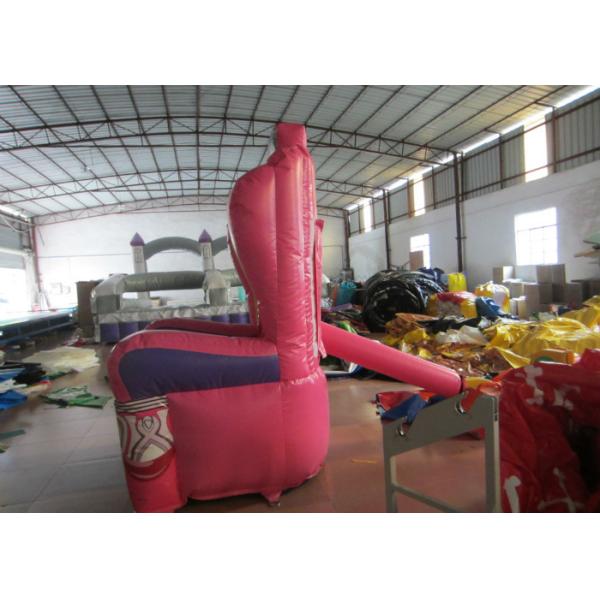 Pink Inflatable Airtight princess the chair on sale sealed inflatable decoration
