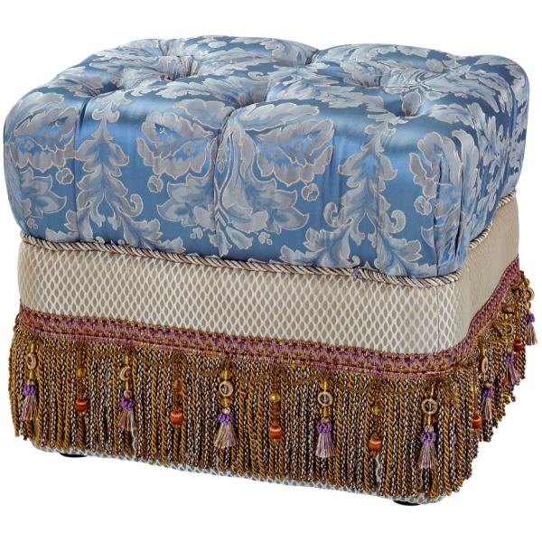 Fabric dressing room stool, decorative stool, antique european style fabric dressing stool
