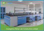 All Steel C Frame Science Lab Tables For Schools , Physics Lab Furniture 3000