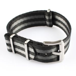 Buy cheap Seatbelt Nylon Velcro Watch Band , 18mm Striped Nylon Watch Band from wholesalers