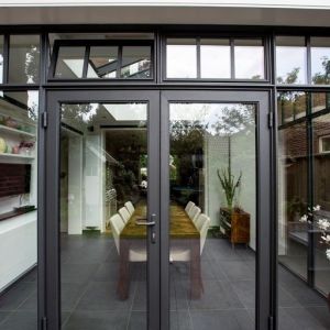 Hollow Glass Aluminum Hinged Door Sound Insulation