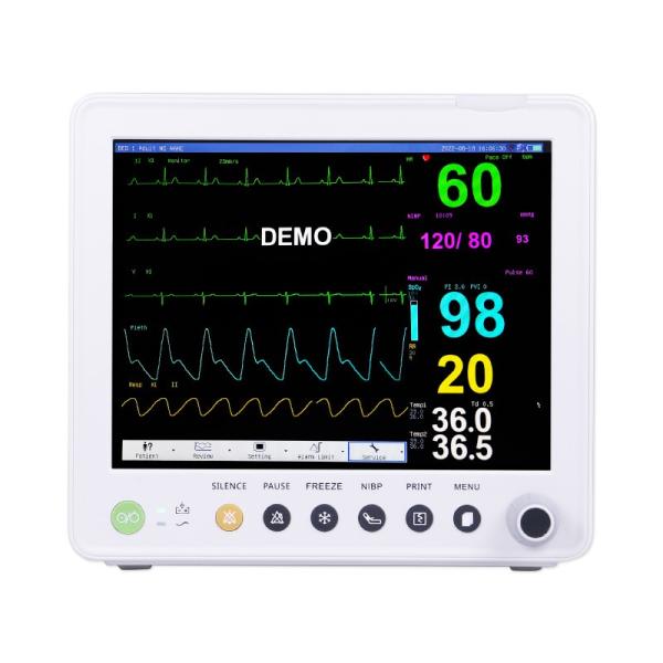 Intensive Care Multi Parameter Veterinary Monitoring Equipment Patient Monitor