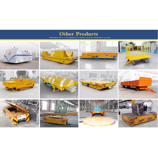 Professional Industrial Electric Transfer Cart 20t Load Capacity Height Customized