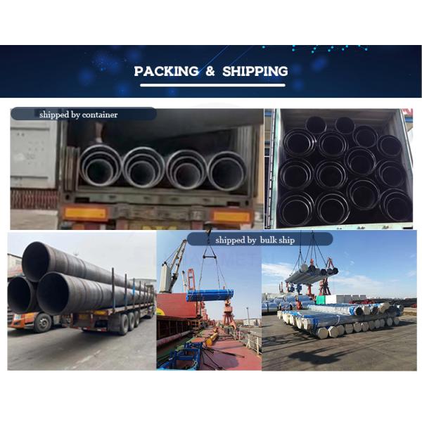 Q195/Q235/Q345/S235JR/S275JR/S355JR Grade SSAW Sawl Carbon Welded Steel Pipe with and ASTM/AISI/SGCC/CGCC/TDC51DZM Grade