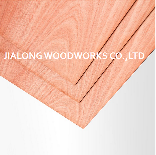 Wooden African Sapele Sliced Veneer Crown Cut Veneer Sheet For Furniture
