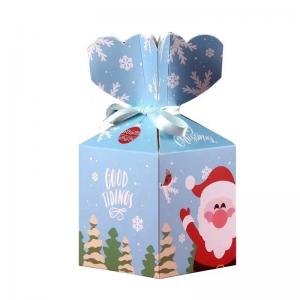 Cheap Gift Packaging Christmas Apple Box With Ribbon Decorative Customized wholesale