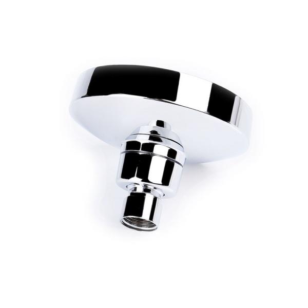 Water Saving Round Rain Shower Head Chrome Plated Surface Finishing Customized