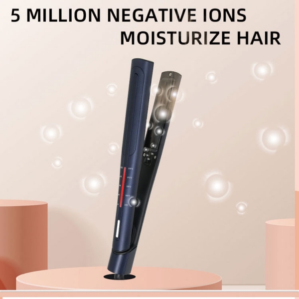 EMC Ceramic Hair Straightener Flat Irons Dual Heating Ceramic Plate Straightener