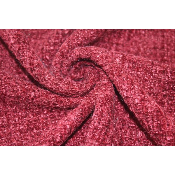 Wholesale New Plaid Tweed Coat Chenille Fabric for Autumn and Winter Women's Coat Clothing Luggage Fashion Cushion