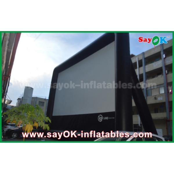 Backyard Movie Screens Inflatable Air Cinema , Outdoor Giant Inflatable Movie Screen For Advertising / Amusement