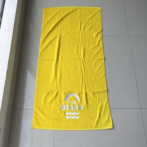 Cheap 100% Cotton oversized thick beach towel fluffy beach towel cotton with custom logo embroidered beach towels wholesale