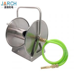 China Stainless Steel Garden 200FT Portable Hose Reel Drum for garden on sale