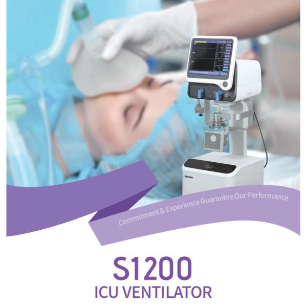 Emergency Department ICU Oxygen Machine Nurse Ventilator S1200