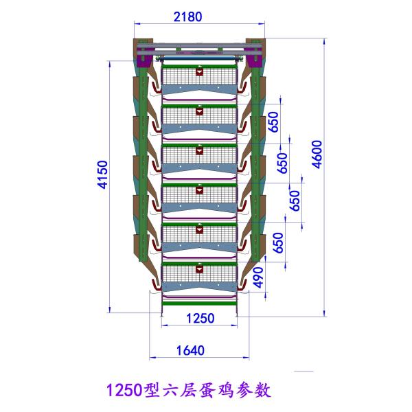 H Type Fully Automatic Battery Chicken Cage System Egg Layer Poultry Farming Equipment