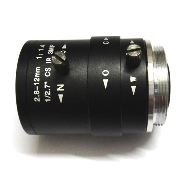 HD 3mp 2.8-12mm cctv lens, CS Mount, Manual Focal Lens, IR 1/2.7" 1:1.4 F1.4 for IP Camera