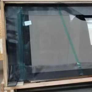 900mm Curve Shape Radiation Shielding Glass And Radiation Resistant Tempered