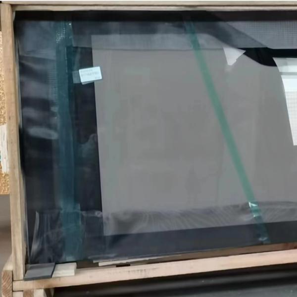 900mm Curve Shape Radiation Shielding Glass And Radiation Resistant Tempered