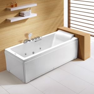 China Massage High Gloss Massage Bathtub Whirlpool Tub DE002 3C Certificate on sale