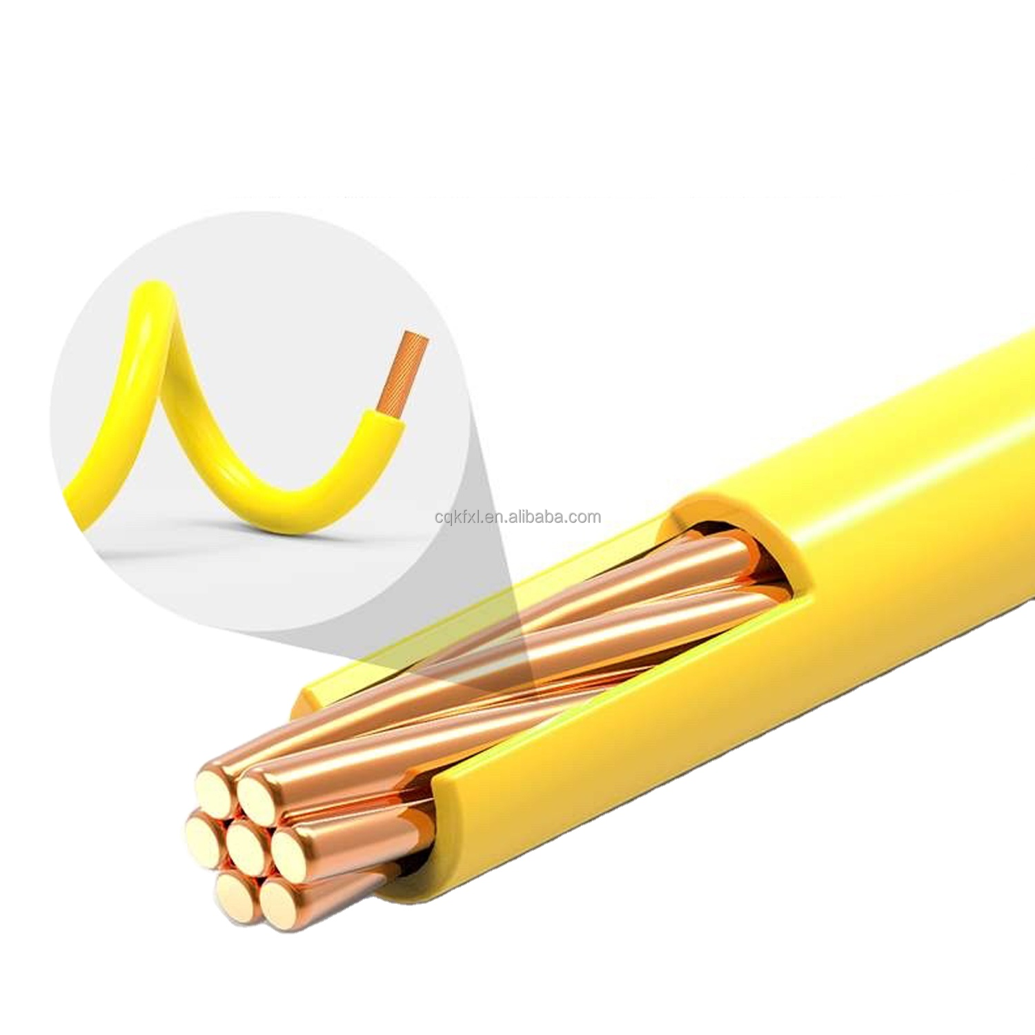 Flame Retardant Electric Wire Cable BVR Wire 450/750V PVC Insulated Copper Cable
