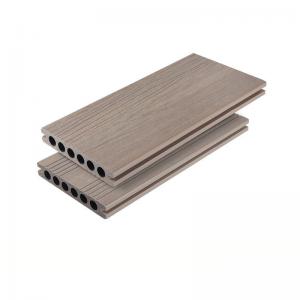 Cheap Khaki Anti- Mildew WPC Decking Floor Wood Plastic Composite Floor Panel 138x23mm Outside Courtyard Decor wholesale