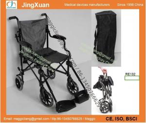 Cheap RE132 Transport Wheelchair , Travelite Transport Wheelchair Chair in a Bag wholesale