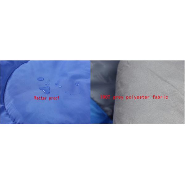 215*78CM Dual Color Outdoor Watrproof 190T Polyester Hollow Fiber Stuffing Classical Two People In One Sleeping Bag