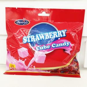 Cheap 2.75g Cube Shape Strawberry Flavor Milk Candy In Bag Healthy And Yummy wholesale