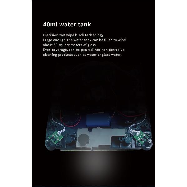 40ML Glass Vacuum Cleaner 110V - 240V Automatic Window Cleaner Robot